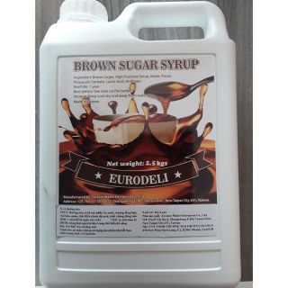 Syrup Đường Đen ĐÀI LOAN Eurodeli can 2,5 kg