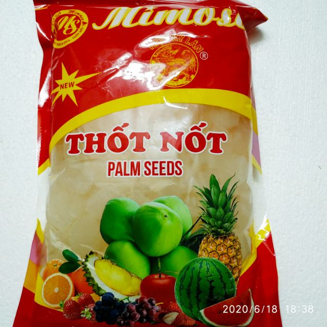 Thốt nốt hiệu Kỳ Lân gói 1kg - nguyên liệu chè Thái