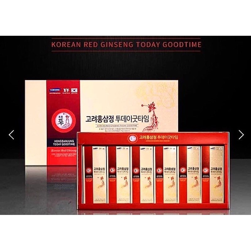 ➖Hồng sâm nước Hongsamjung Korean Red Ginseng được sản xuất bởi KGC Korean 🍁
