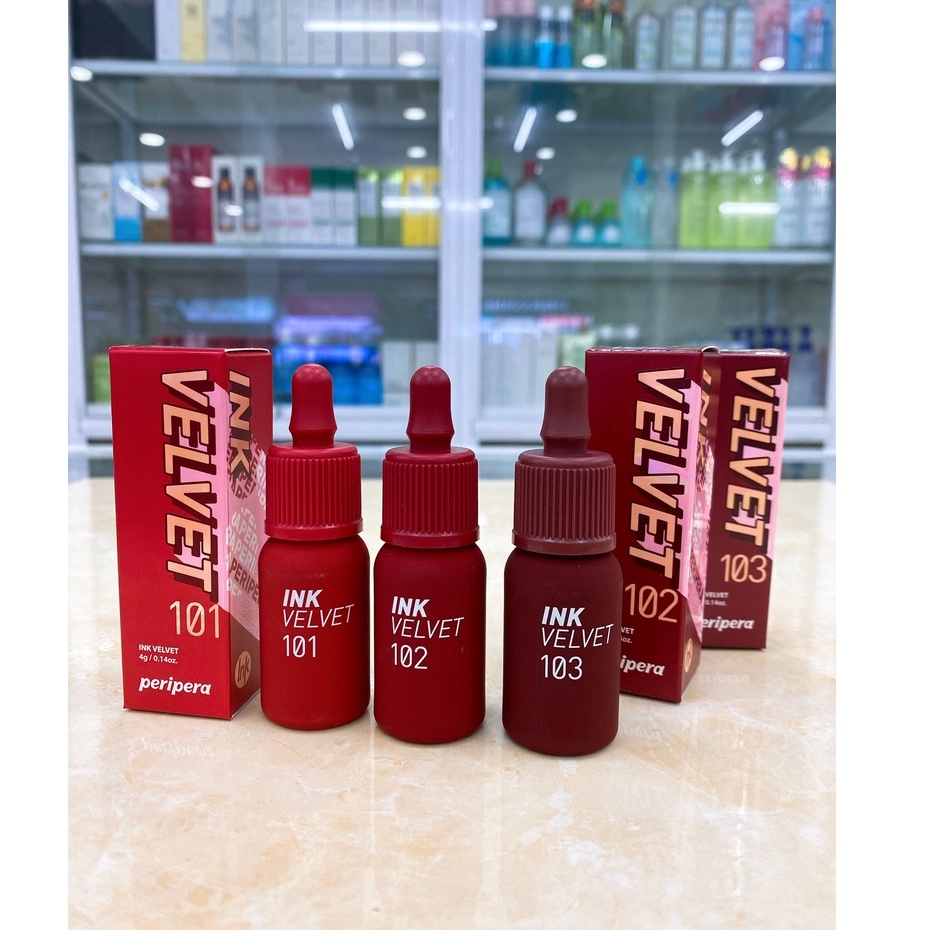 Son Kem Lì Siêu Mịn Peripera Ink The VelVet Tint - Mẫu Mới