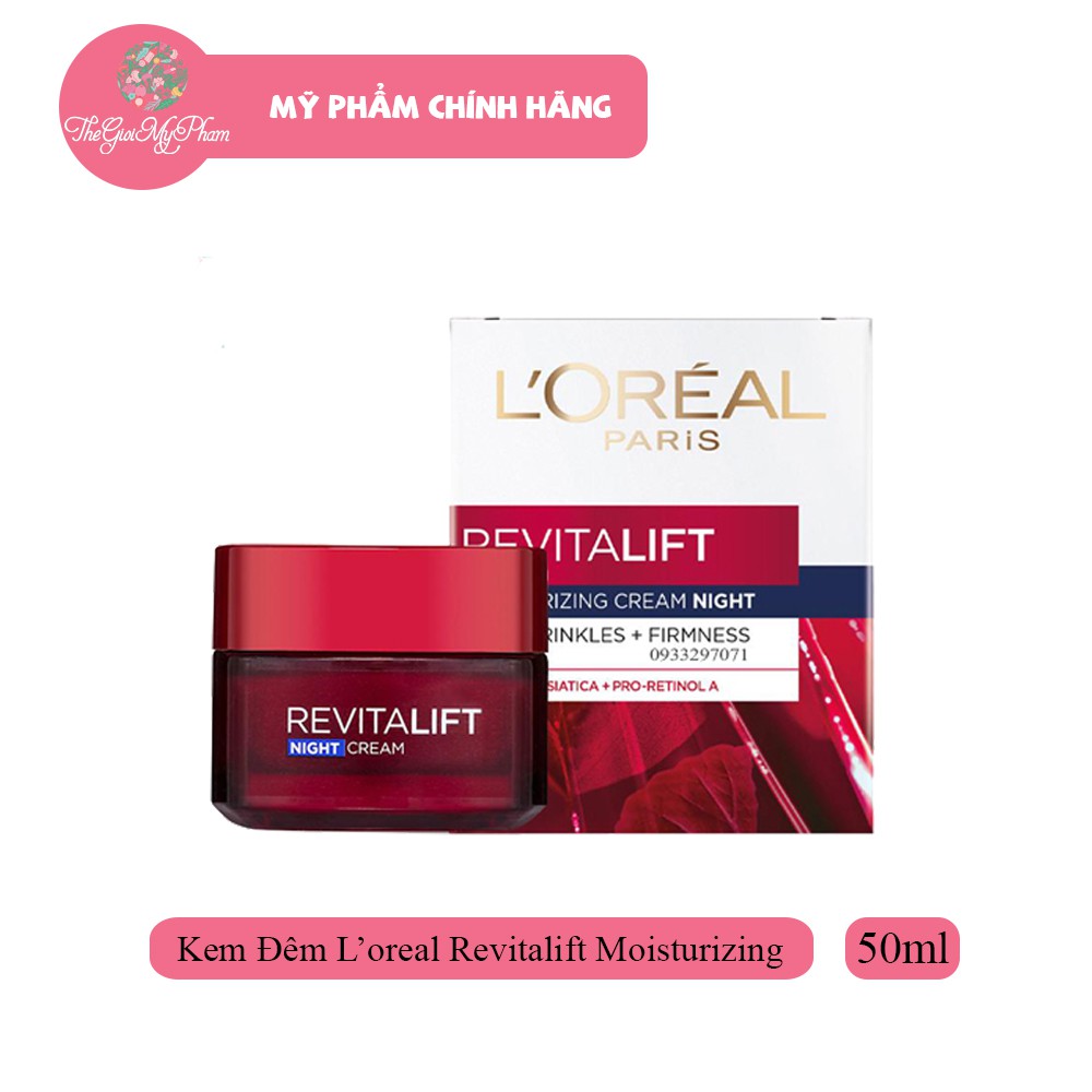 Kem Dưỡng Chống Lão Hóa Ban Đêm L’oreal Revitalift Moisturizing Cream Night 50ml