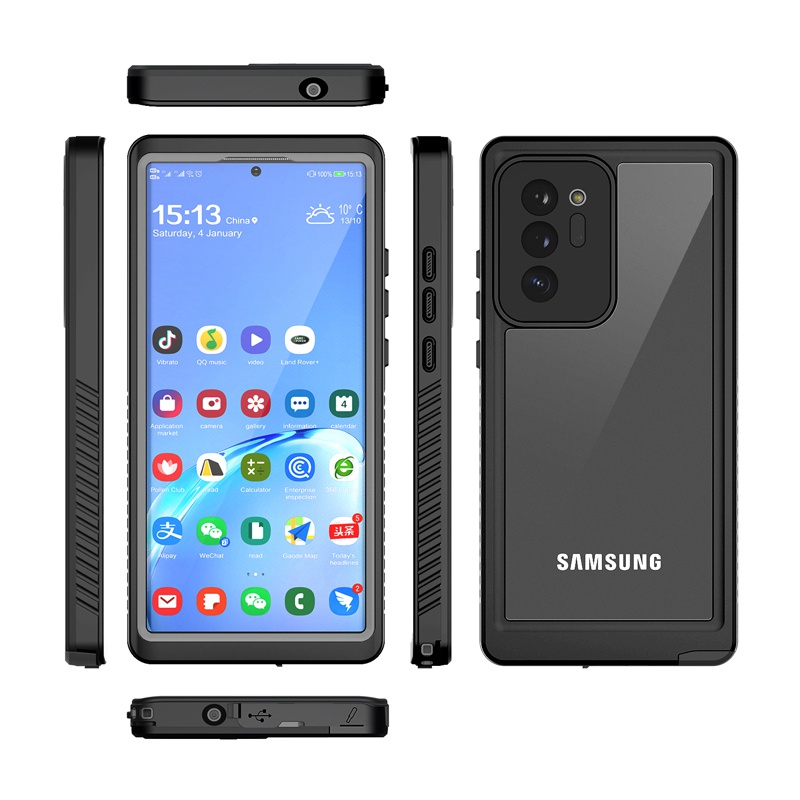 Ốp Điện Thoại Chống Nước Cho Samsung Galaxy S8 S9 S10 S20 S21 Note 10 Plus Note 20