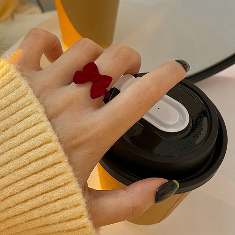 Nhẫn Hình Nơ Có Thể Điều Chỉnh Kích Cỡ Thời Trang Dành Cho Nữ