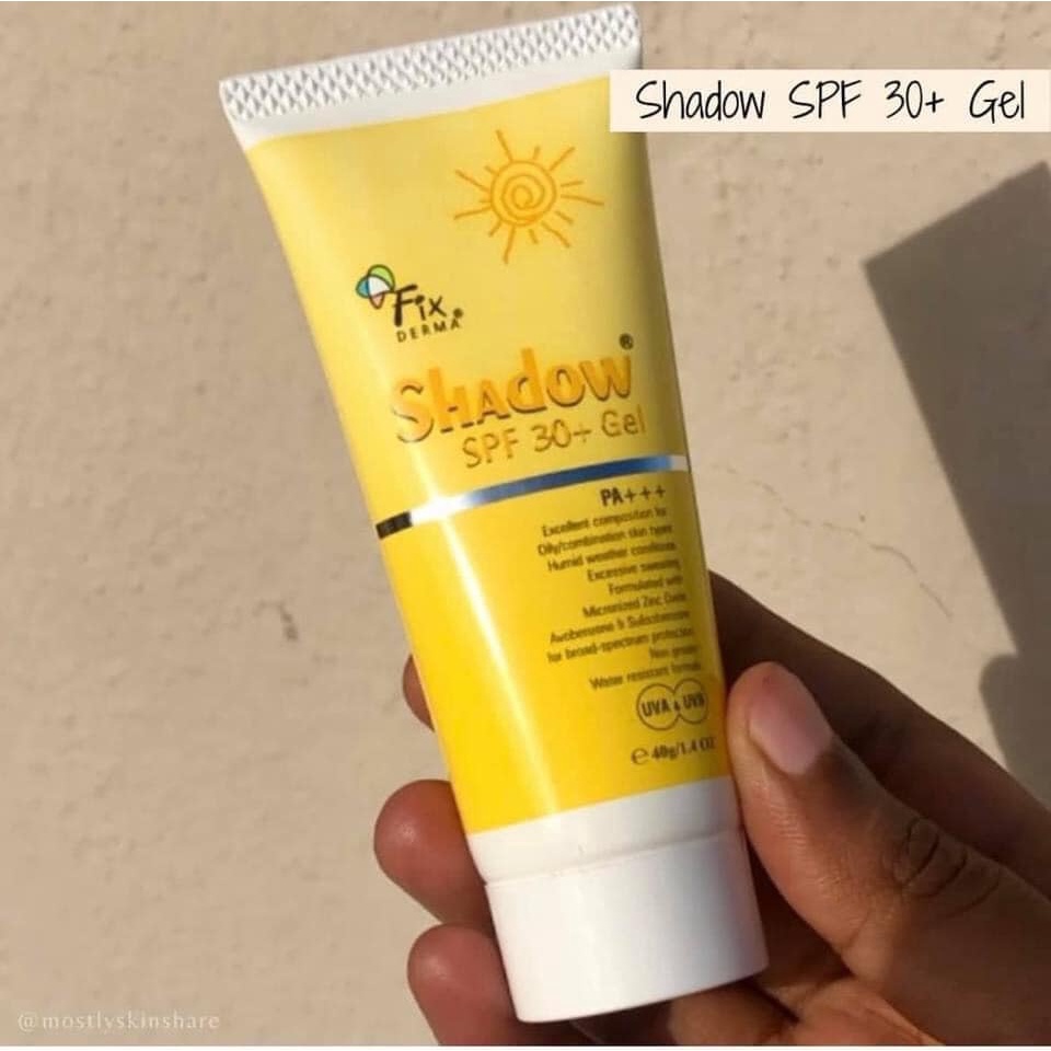 Gel Kem chống nắng Fix Derm Shadow gel SPF 30+