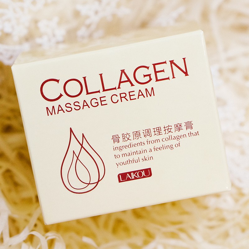 Kem Mát Xa Mặt Collagen Tẩy Tế Bào Chết Làm Sạch Sâu Và Se Khít Lỗ Chân Lông 80g