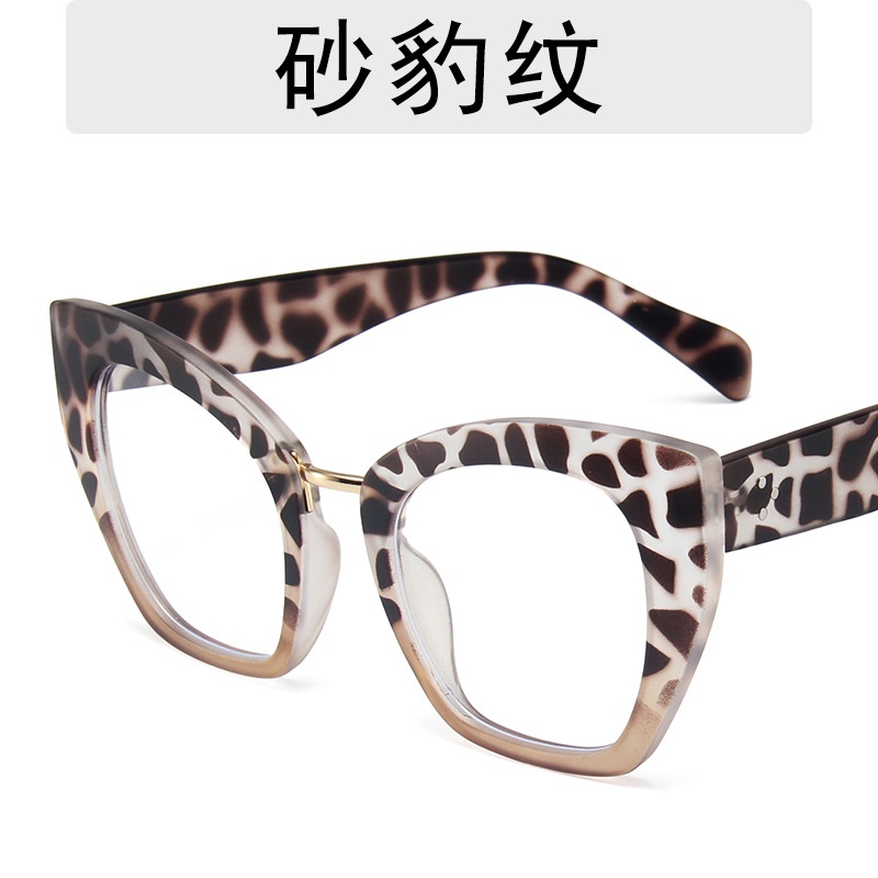 Mắt Kính Gọng Kim Loại Chống Tia Bức Xạ Phong Cách Retro Hàn Quốc Thời Trang