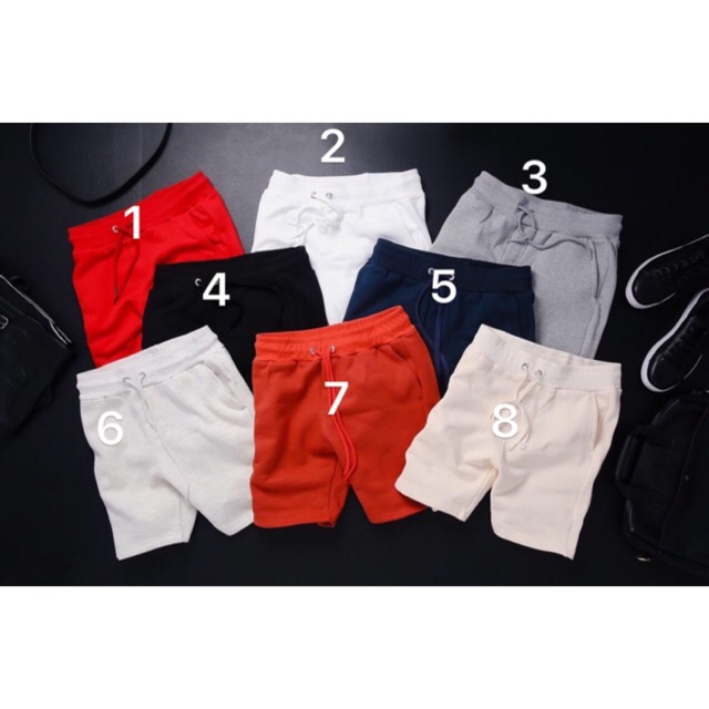 Quần short nỉ Zara 8 màu dành cho nam