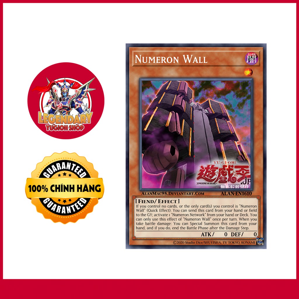 [Thẻ Bài Yugioh Chính Hãng] Numeron Wall