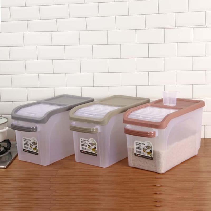 THÙNG GẠO 10KG NẮP TRƯỢT MỚI