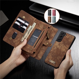 Bao da điện thoại nắp lật nhiều ngăn đựng thẻ kiểu retro thích hợp cho iphone 6 7 8 se plus x xs xr 11 12 mini pro max