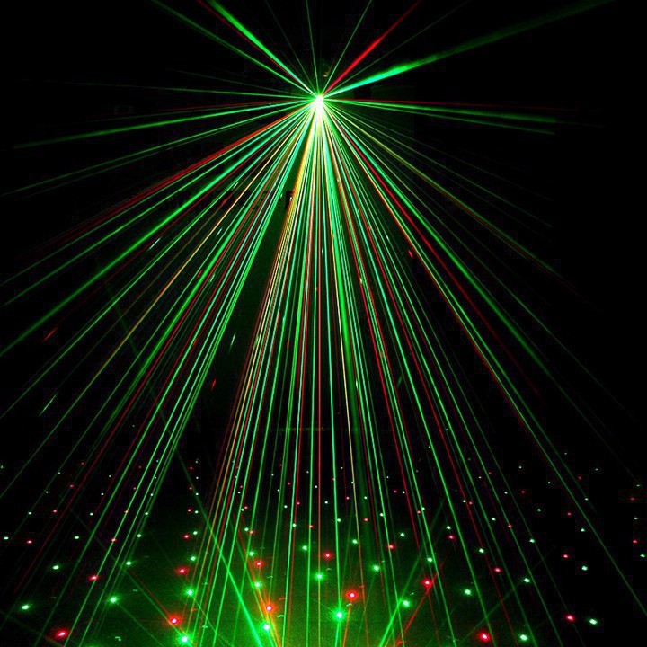 Đèn chiếu Laser Stage Light mini chiếu sao quẩy bar karaoke