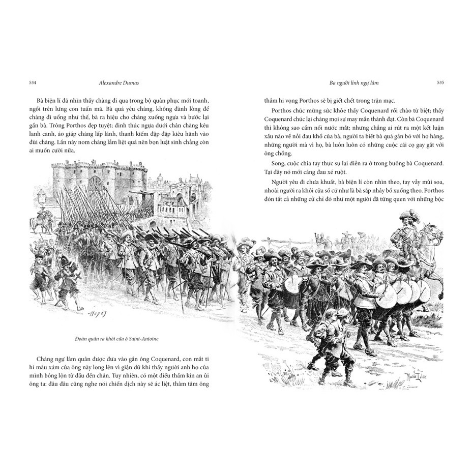 Tiểu thuyết Ba Người Lính Ngự Lâm Tác giả Alexandre Dumas