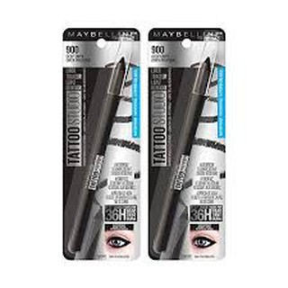 Maybelline, TattooStudio, Gel Eyeliner Pencil, 900 Deep Onyx, 0.04 oz (12 g)