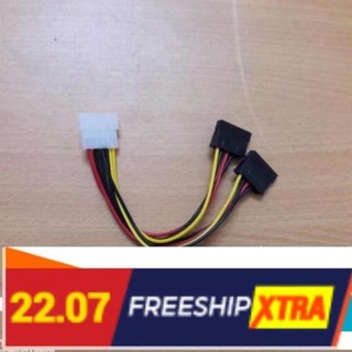 Cáp chuyển đổi nguồn IDE Molex 4Pin sang 2 SATA - IDE to SATA