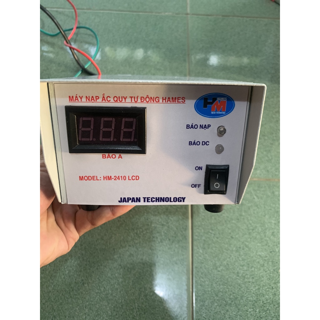 Máy Sạc Ắc Quy Tự Động Hames 24V-100Ah HM-2410 LCD