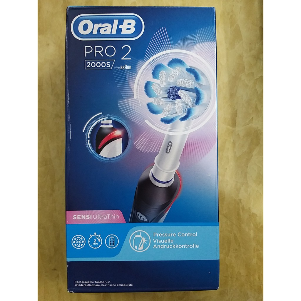 ORAL B PRO 2 2000S BÀN CHẢI RĂNG ĐIỆN