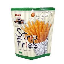 (combo5 gói) snack khoai tây que strip fries vị tảo biển, vị muối.