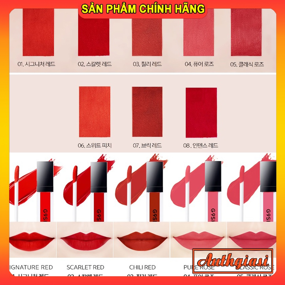 Son kem lì cực lâu trôi G9Skin First Lip Matte G9 Skin 01-08 6g | BigBuy360 - bigbuy360.vn