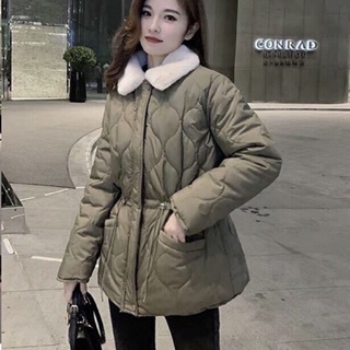 Áo phao cổ lông