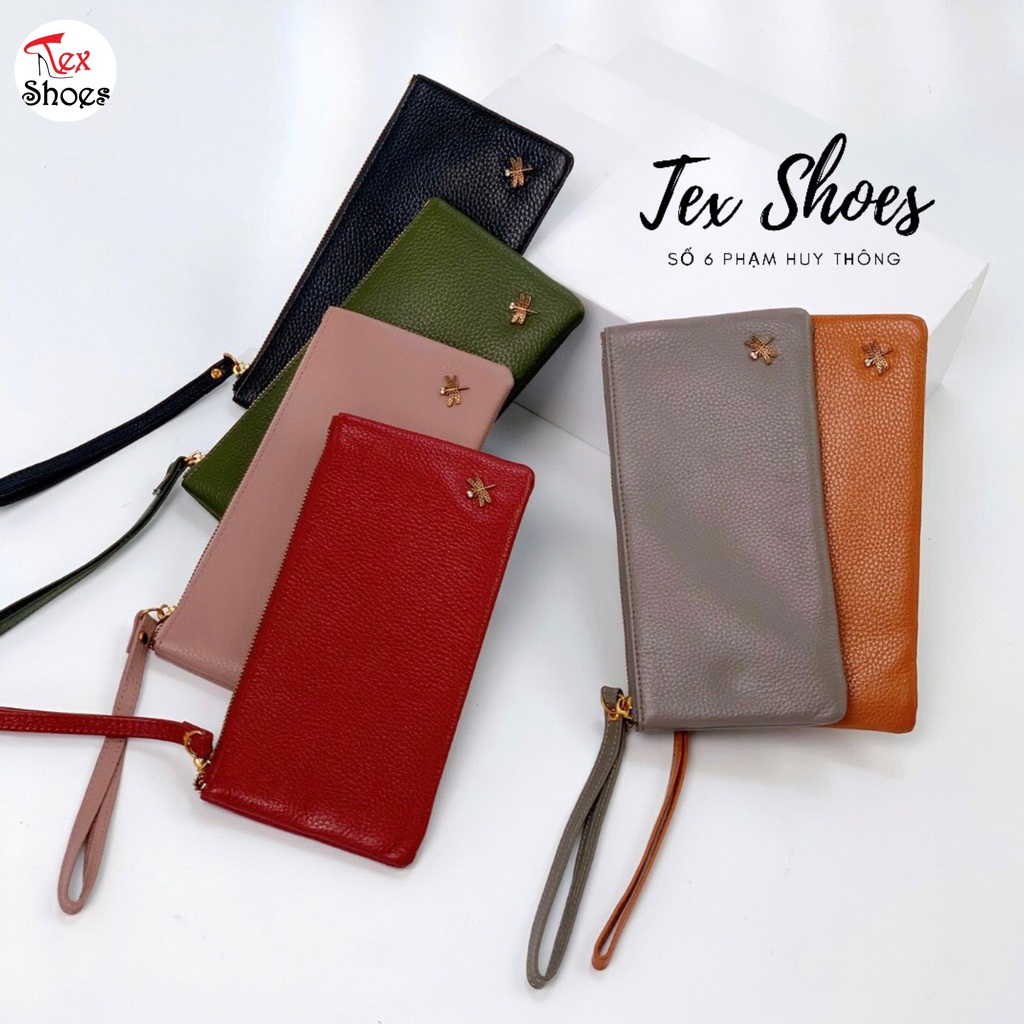 Ví mỏng đựng thẻ thời trang dây đeo cổ tay VNXK TEX SHOES