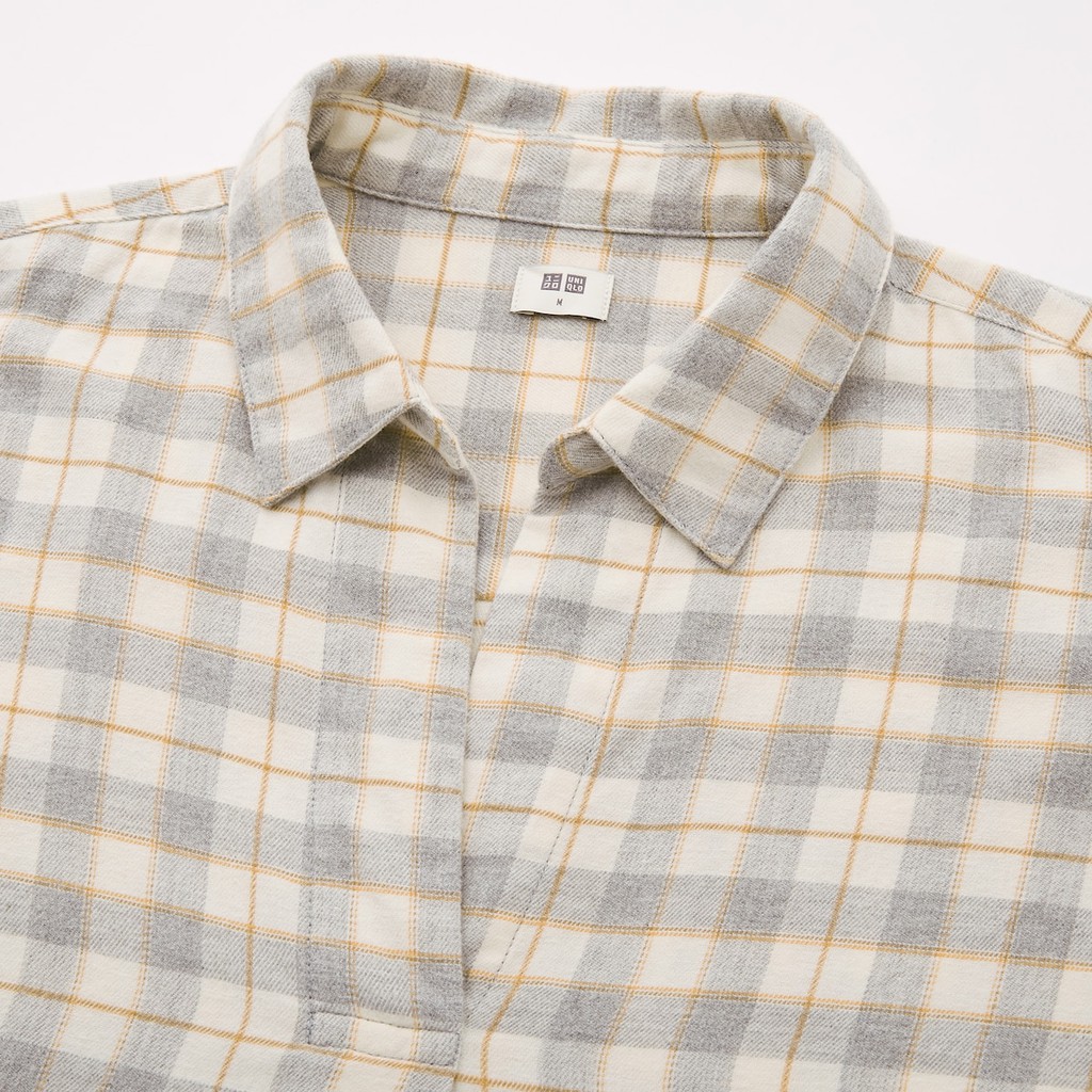 Áo sơ mi nữ flannel uniqlo