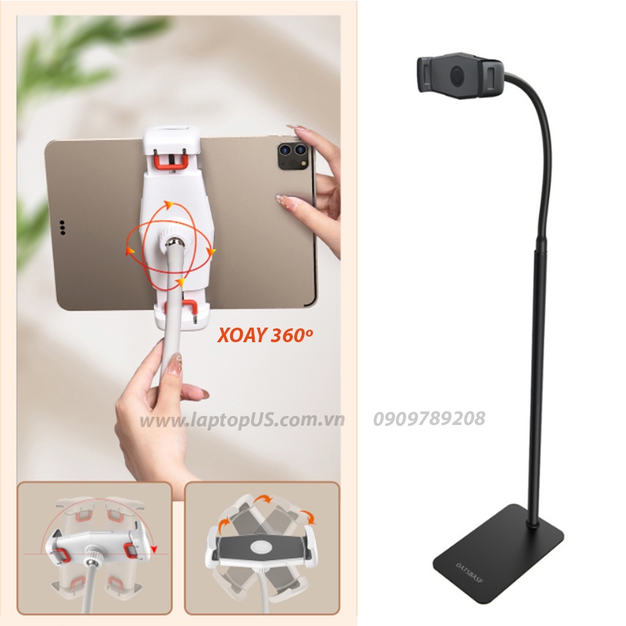Giá Đỡ Điện Thoại Ipad Chân Đế Lớn Để Sàn Chống Nghiên Đỗ