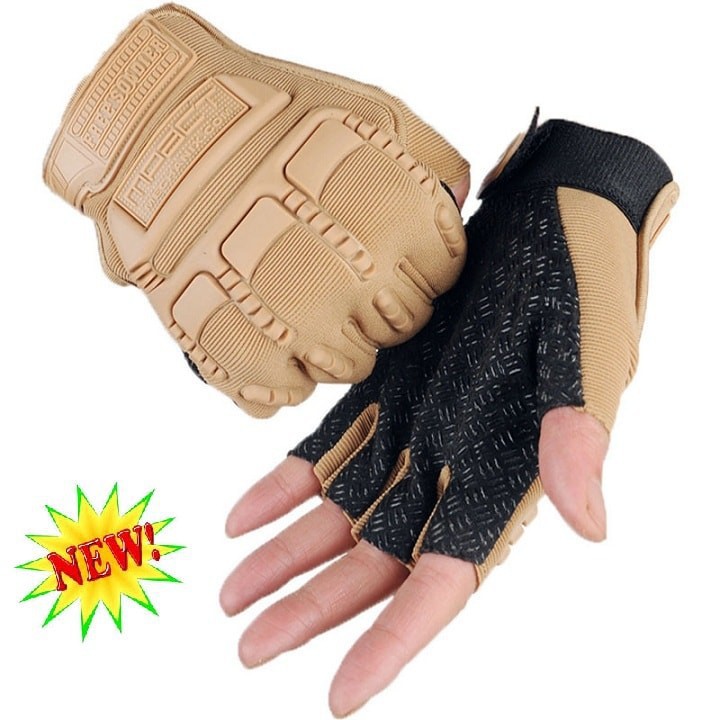 Găng tay nam ,bao tay nam cụt ngón lái xe du lịch phượt Mechanix Mpact