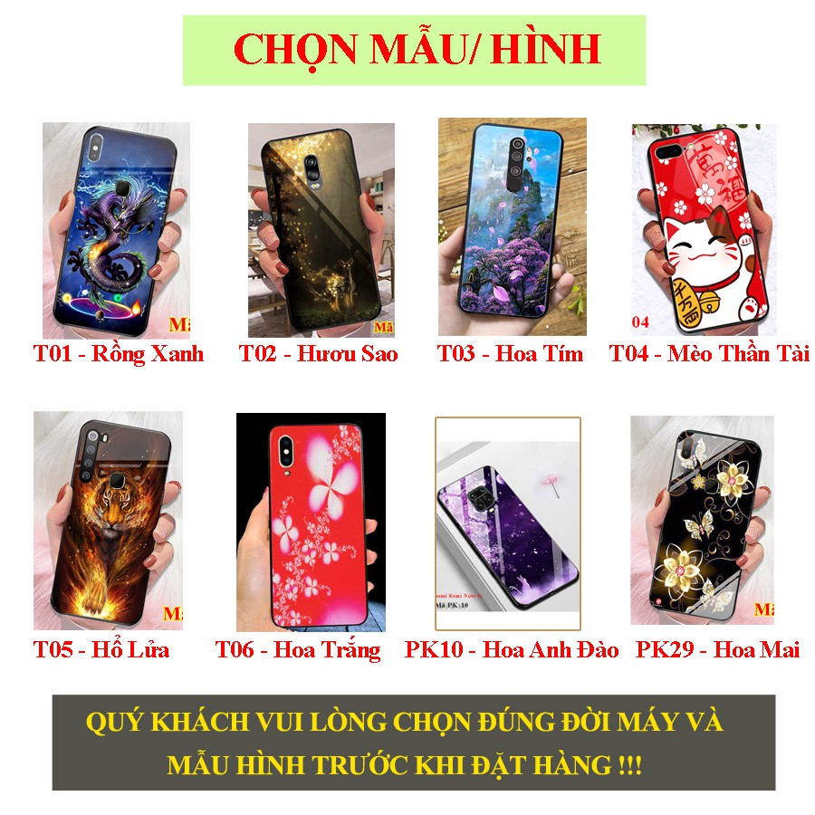 Ốp Lưng Kính Xiaomi Redmi Note 5, Note 7/Note 7 Pro, Note 8, Note 8 Pro, Note 9s, Xiaomi Mi 8, Mi 8 Lite - Phukienaphong