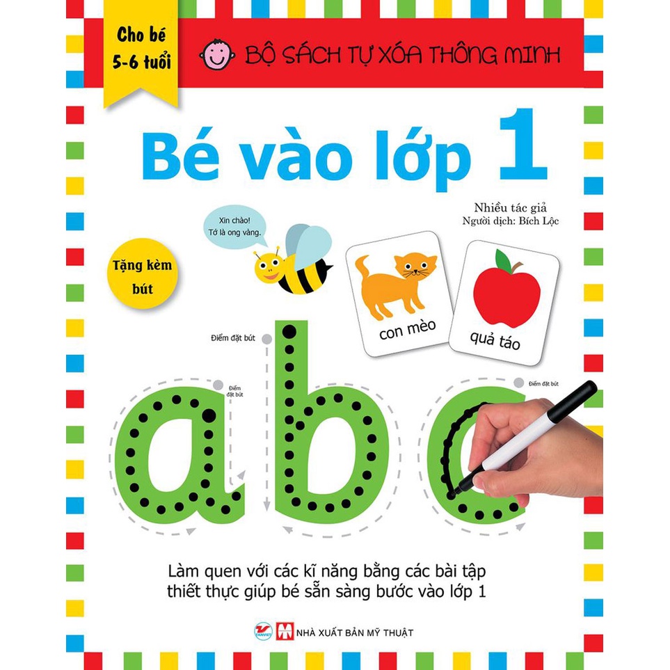 Sách - Combo Tự Xóa Thông Minh - Bé Làm Quen Với Số Đếm (4-5 Tuổi) + Bé Vào Lớp 1 (5 -6 Tuổi) (Bộ 2 Cuốn)