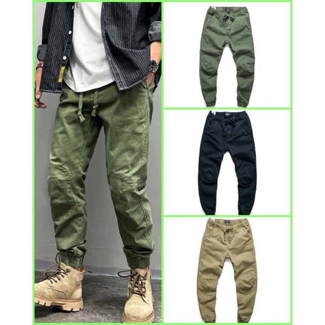 - Quần jogger kaki ống bo gấu dáng hàn trẻ trung năng động, chất co giãn siêu hot năm nay.