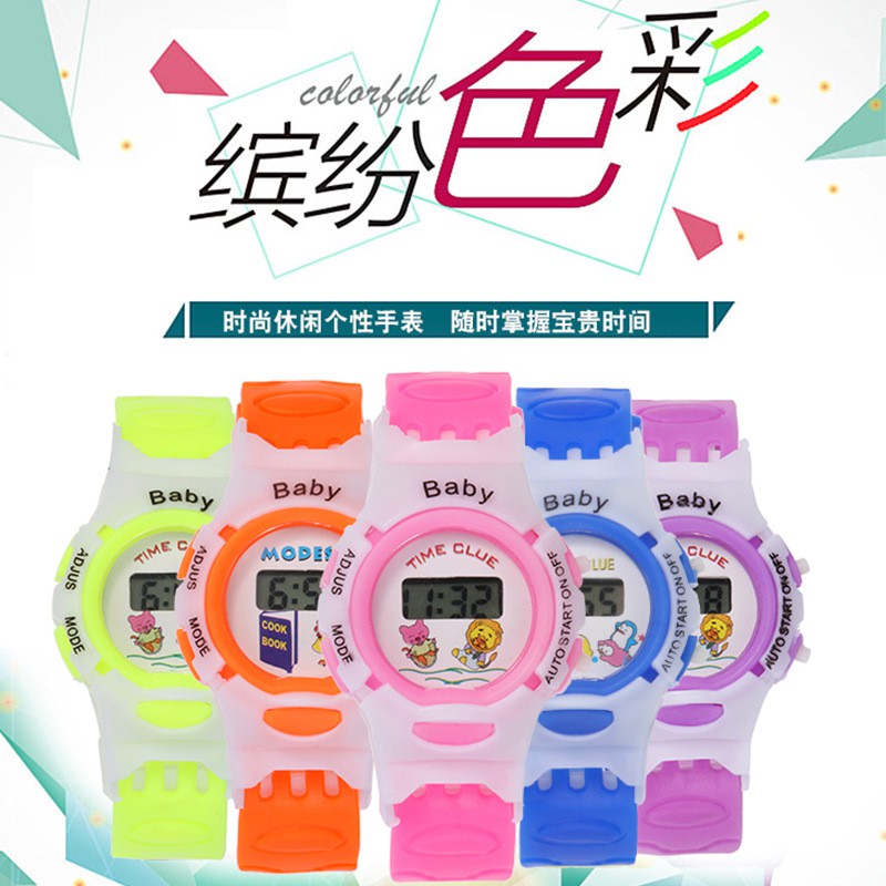 Đồng hồ điện tử có đèn led độc đáo cho bé | BigBuy360 - bigbuy360.vn