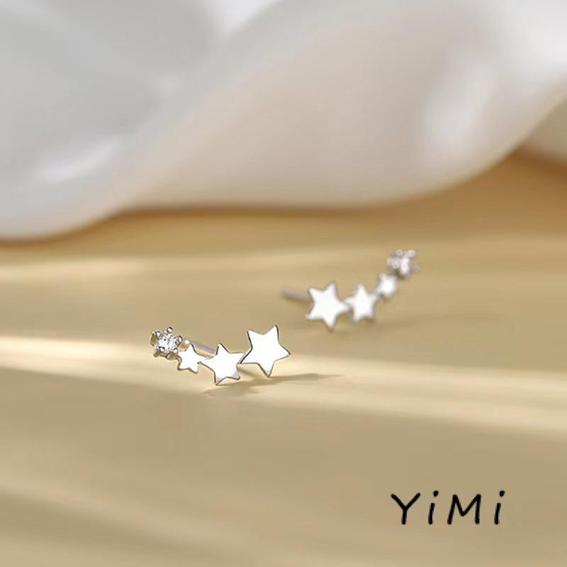 Khuyên Tai Ngôi Sao Mạ Bạc 925