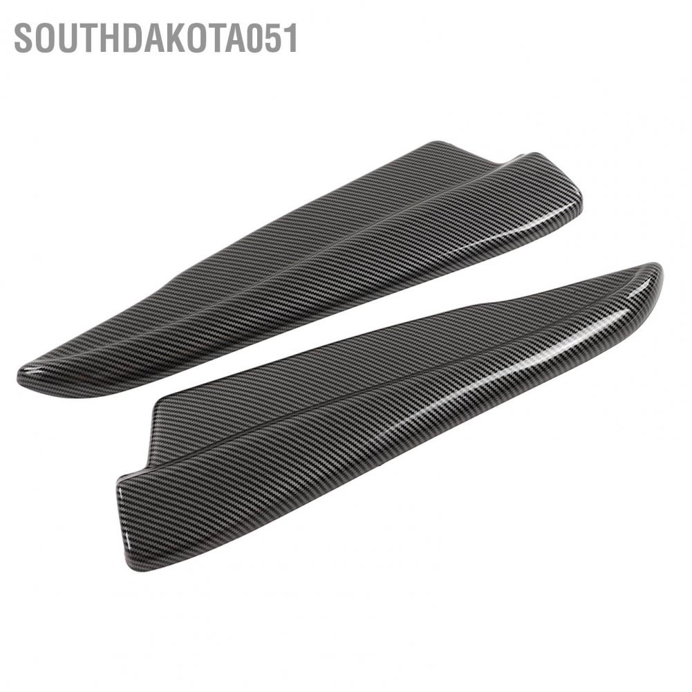 Southdakota051 Ghép đôi Thanh chắn môi cản sau Bộ tách sợi carbon Phong cách va đập góc Bảo vệ chống trầy xước phổ biến cho xe hơi