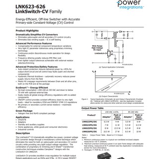 IC nguồn LNK626 LNK626PG DIP-7