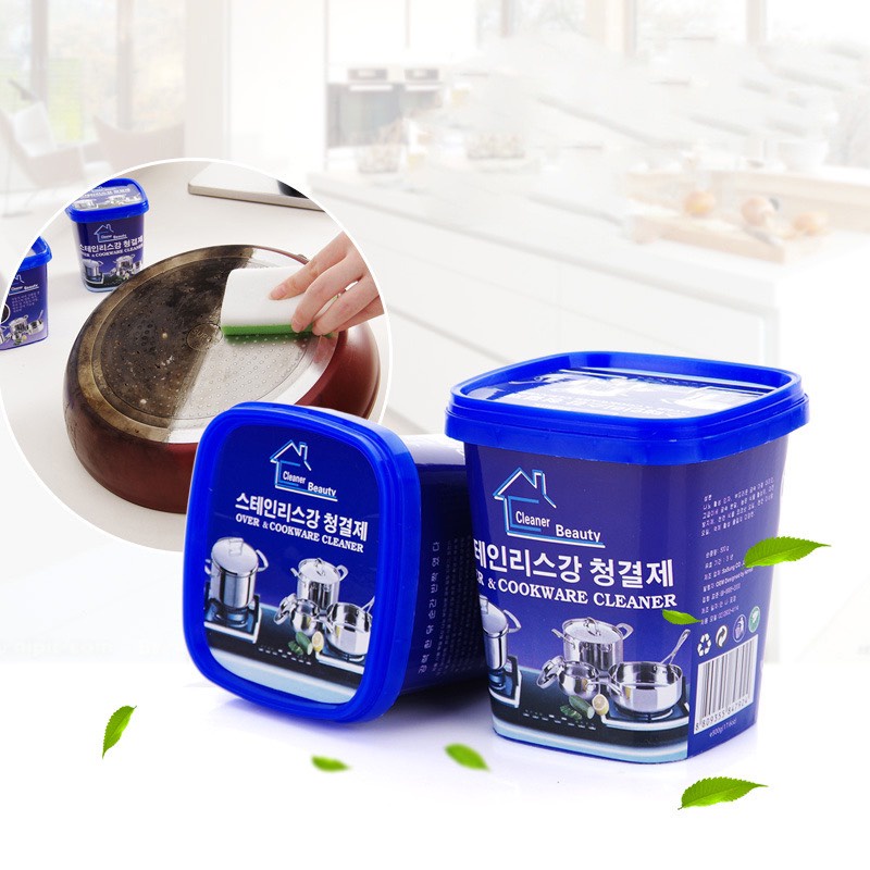 Kem tẩy xoong nồi đa năng Hàn Quốc, tẩy siêu sạch, tẩy trắng xoong
