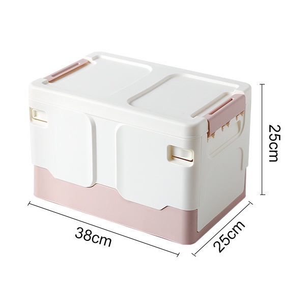 Hộp đựng đồ gấp gọn để cốp xe ô tô, để trong nhà có thể gấp gọn dung tích 45 lít và 25 lít