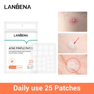 Set 25 Miếng Dán Trị Mụn Vô Hình Thoáng Khí Chăm Sóc Da Lanbena