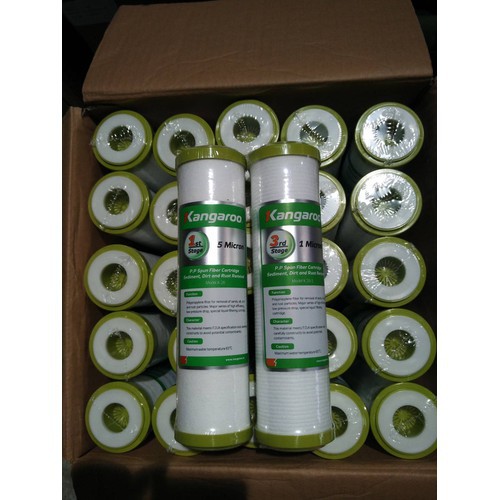 Bộ lõi lọc nước kangaroo số 1,2,3 (Tặng bút thử nước) | BigBuy360 - bigbuy360.vn