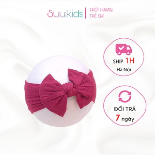 Băng đô cho bé SuuKids, nơ kẹp tóc siêu xinh đủ màu - NT001