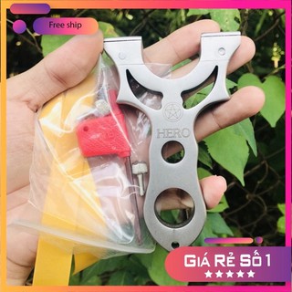 NÁ CAO SU HERO INOX 304 - TẶNG KÈM DÂY THUN+40 viên bi