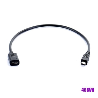Dây cáp chuyển đổi mini usb male sang type-c female