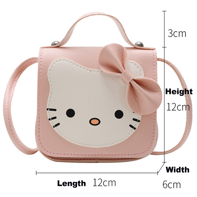 Túi Xách Hello Kitty Dễ Thương Cho Bé Gái