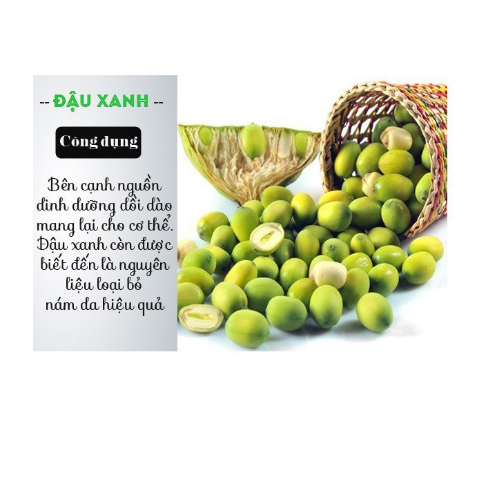 Bột Đậu Xanh 250gr - Nông Sản Vàng