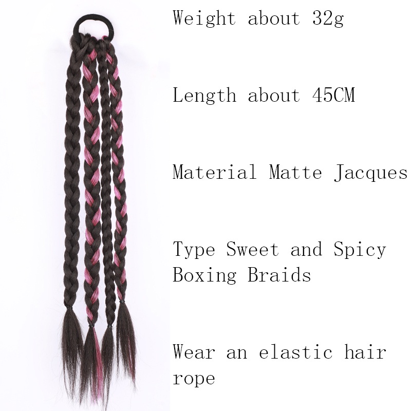 Mới Dây Buộc Tóc Đuôi Ngựa Bằng Cao Su Tổng Hợp Tự Nhiên Dành Cho Nữ