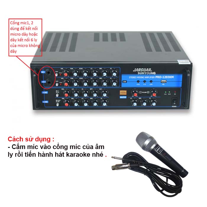 Micro Hát Karaoke có dây cao cấp Shure SH-919 Âm Thanh Chuẩn , Hát Hay Hàng Chính Hãng  – Bảo hành 24 Tháng