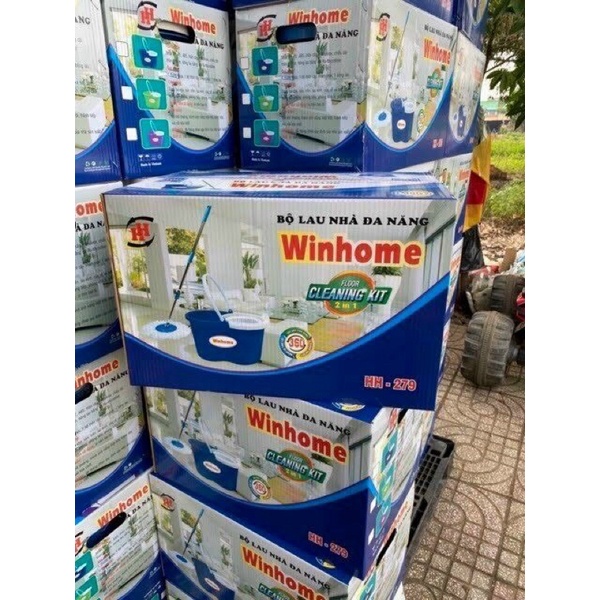 Bộ lau nhà xoay 360 độ Winhome