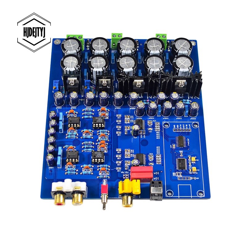 Dual Chip Ak4396Vf+Ak4113 Dac Decoder Fiber Coaxial Decoding Board