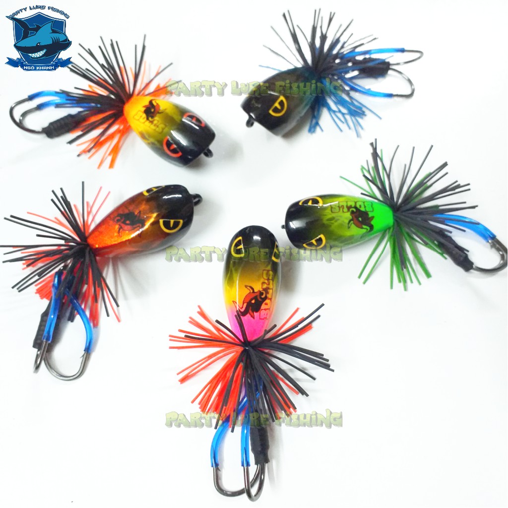 Mồi câu cá lóc nhái Lắc Bulls V4 , mồi lure lóc đen lóc bông Made In Thailand
