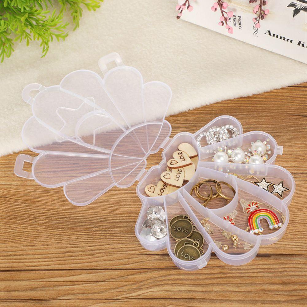 Hộp Đựng Trang Sức In Hoa Màu Cầu Vồng Dễ Thương Cho Nữ