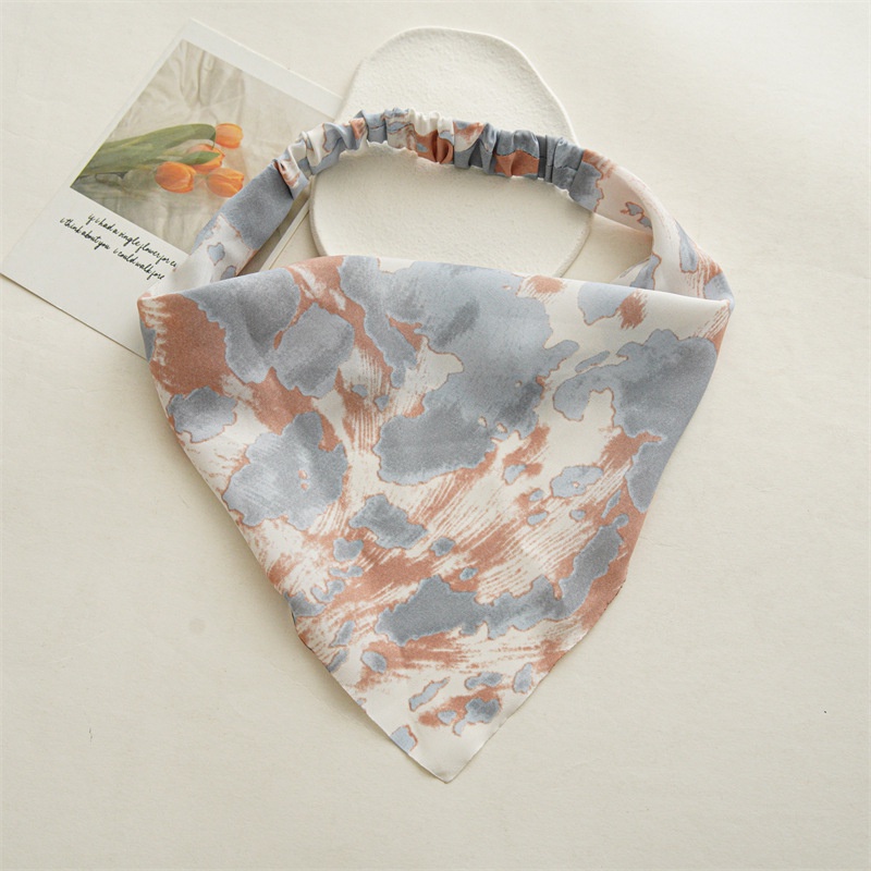 Khăn Turban Vải Nhuộm Màu Co Giãn Thời Trang Xuân Hè Mới Cho Nữ